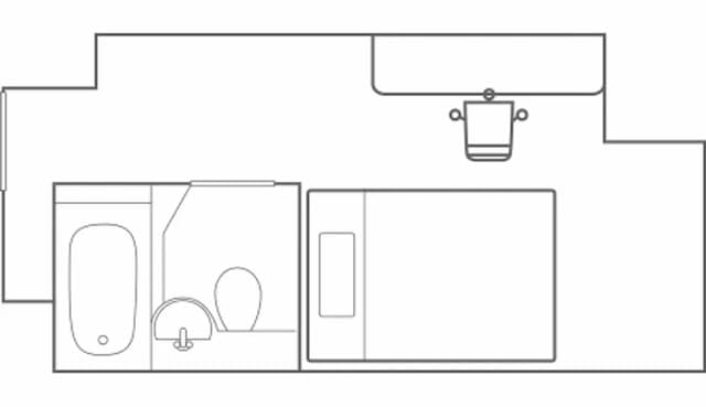 康福飯店 富山｜富山站徒歩3分/富岩運河環水公園開車4分-標準雙人房【不挑房】-6
