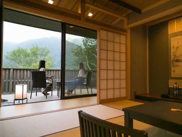 森之風立山飯店｜立山站開車7分/方便至立山黑部-別邸附露天浴池房｜四季彩「伽羅・杜若」【不挑房】-2