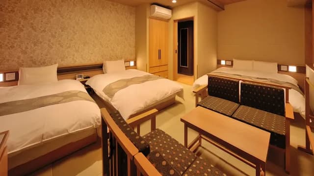 富山剱之湯 御宿野乃｜富山站徒步15分/富山城址公園徒步4分-高級三人房｜附檜木浴池【不挑房】-2