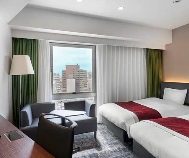 大和ROYNET飯店 富山站前｜富山站徒歩3分/富山城址公園徒步9分-轉角雙床房【不挑房】-2