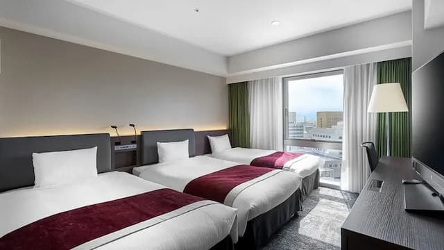 大和ROYNET飯店 富山站前｜富山站徒歩3分/富山城址公園徒步9分-三人房【不挑房】-1