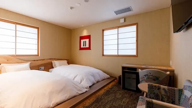 Hotel Rashiku Kanazawa-Standard Twin Room-1