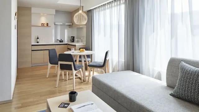 金澤凱悅嘉寓酒店 | 金澤站步行2分鐘-廚房轉角房雙床套房【不挑房】-3