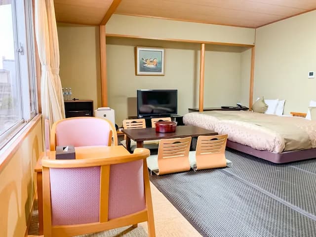 [Japanese beauty twin 10 tatami] 25 square meters + wide veranda