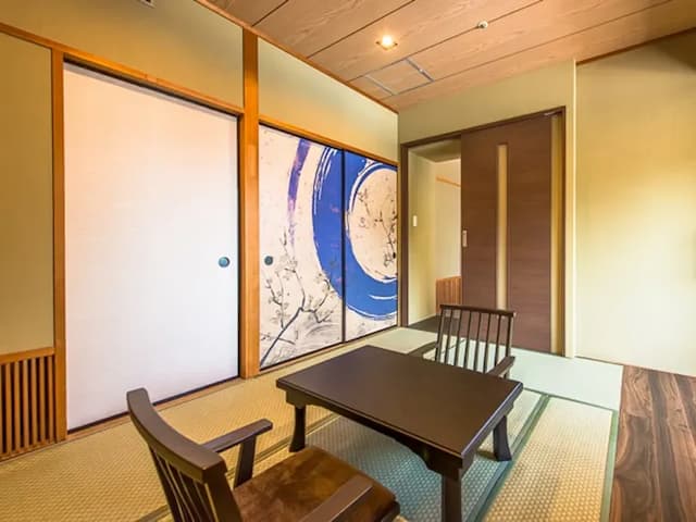 [Room with open-air bath] Japanese modern junior suite "40 square meters" smoking
