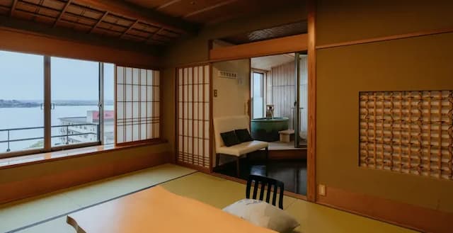 片山津温泉旅館 季がさね｜加賀溫泉車站接駁/砂走公園徒步1分/柴山潟湖畔徒步2分-和洋室｜附源泉露天風呂【不挑房】-1