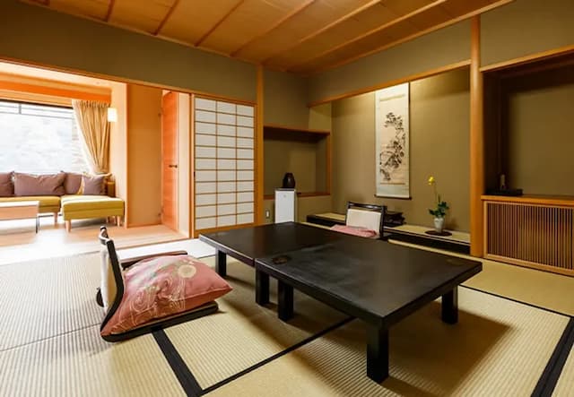 Tachibana Shikitei-～Ocher～Premium Japanese-Western style room with open-air bath【Non-smoking】 [Premium] [Japanese-western room] [Non-smoking] [Garden view]-4