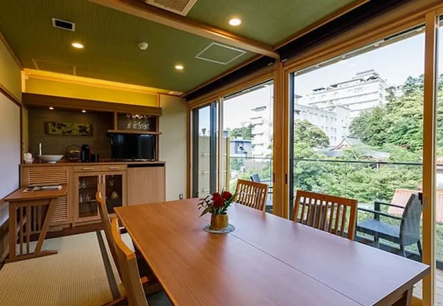 Tachibana Shikitei-～Moegiiro～ Hinoki open-air bath (private dining room) [non-smoking] [Deluxe] [Japanese room] [Non-smoking]-5