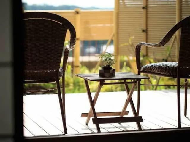 温泉めい想倶楽部　富士屋旅館-【檜と銀彩壺の露天風呂二つ客室】テラス付-5