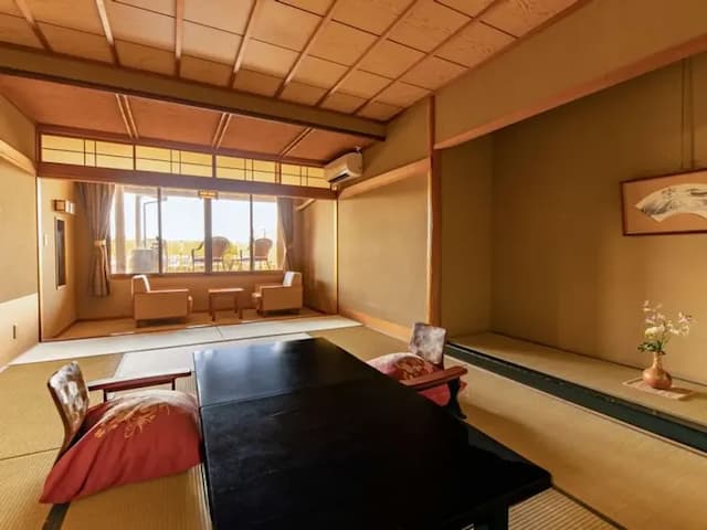 温泉めい想倶楽部　富士屋旅館-【檜と銀彩壺の露天風呂二つ客室】テラス付-1