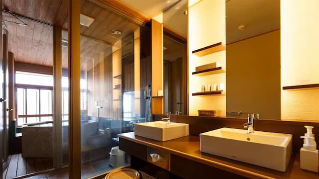 Hoshi no Wing A type suite with open-air bath Japanese and Western room