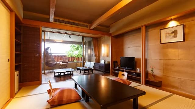 Hoshi no Wing A type suite with open-air bath Japanese and Western room