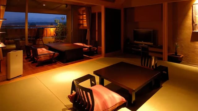 Hoshi no Wing A type suite with open-air bath Japanese and Western room