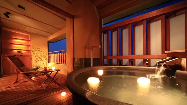 Hoshi no Wing A type suite with open-air bath Japanese and Western room