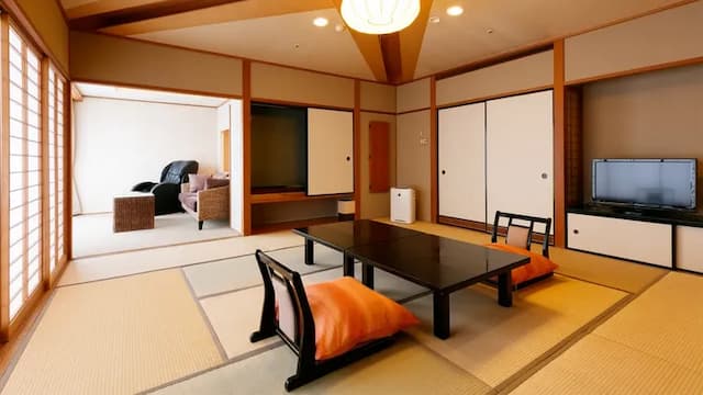 Hoshi-no-mune B-type suite Japanese-style room with open-air bath *The guest room's open-air bath is not a hot spring