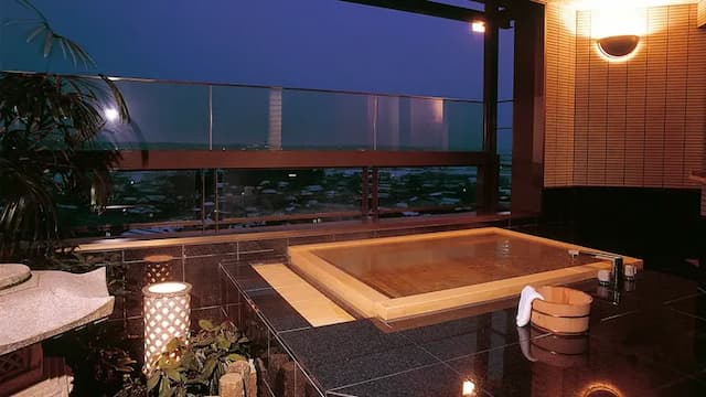 Hoshi-no-mune B-type suite Japanese-style room with open-air bath *The guest room's open-air bath is not a hot spring