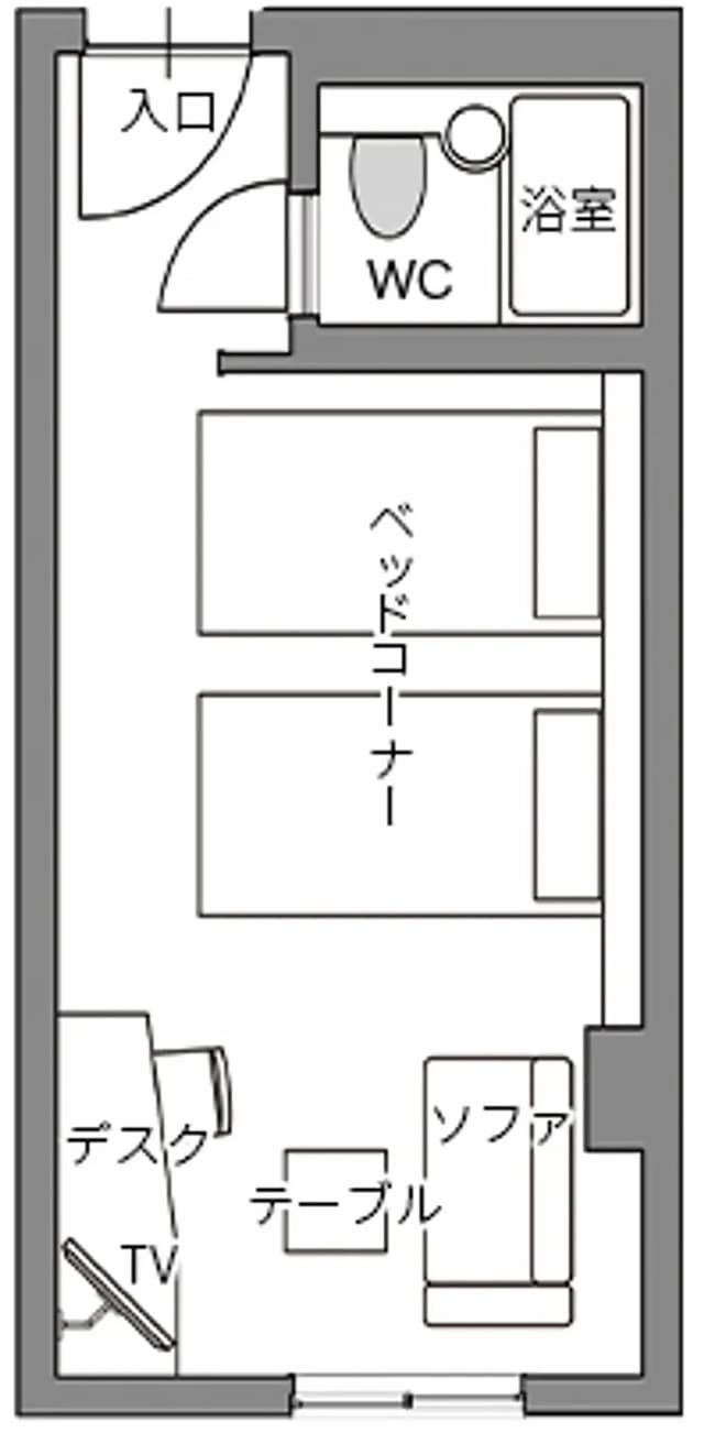 山代溫泉 瑠璃光-雙床房A【不挑房】-6