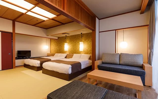 山代溫泉 瑠璃光-月棟A型標準隔間和洋室【不挑房】-3