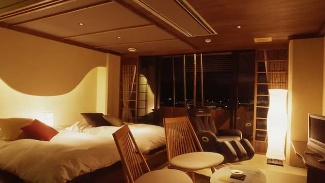 [Kaede no Wing A type] Suite Japanese and Western room with open-air bath (example) * Guest room open-air is not a hot spring