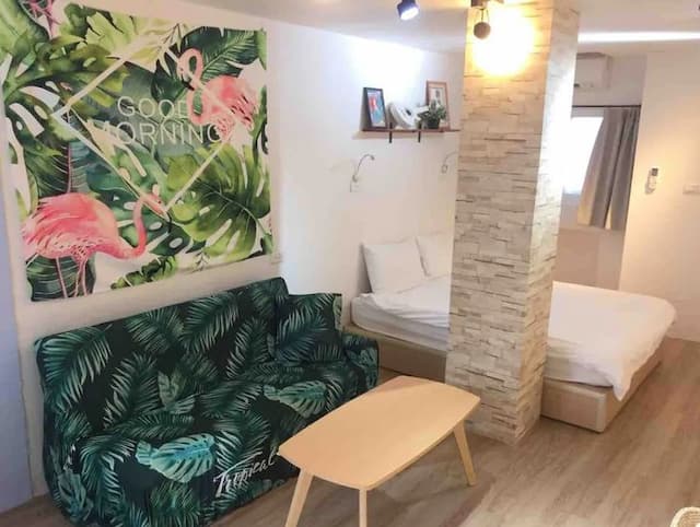Tainan house-HC Double room, one double bed-6