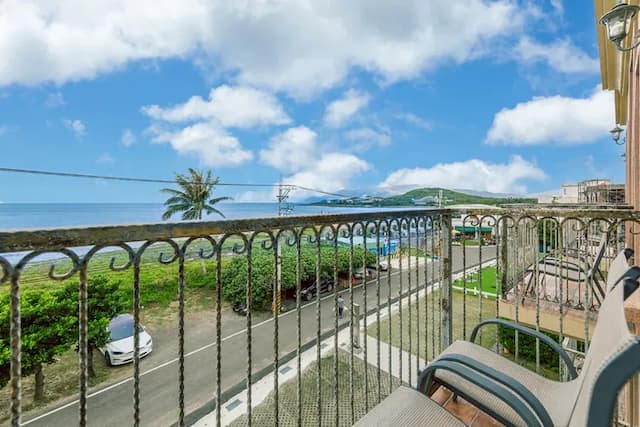 墾丁後灣 南法風情海景民宿｜近海洋生物博物館-海景四人房-15