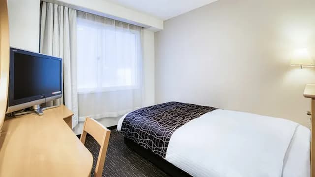 APA飯店 丸龜站前大通 |  丸龜站步行 7 分鐘-單人房【不挑房】-1