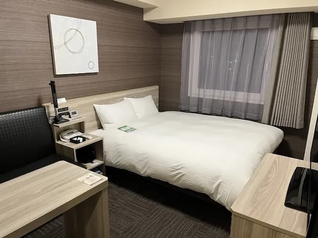 Hotel Route Inn Takamatsu Yashima-Standard Double Room Smoking-1