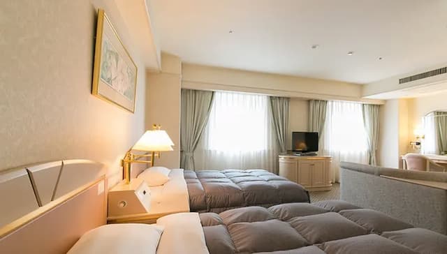 德島華盛頓廣場飯店｜德島站徒步15分/阿波舞會館徒步5分-豪華雙床房【不挑房】-2