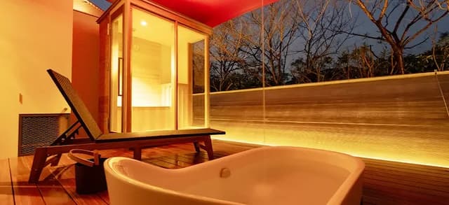 リゾートホテル　モアナコースト-離れヴィラメゾネット[ダブル]【半露天風呂・プライベートサウナ・水風呂付き】-3