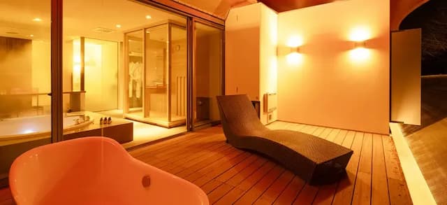 リゾートホテル　モアナコースト-離れヴィラメゾネット[キング]【半露天風呂・プライベートサウナ・水風呂付き】-5