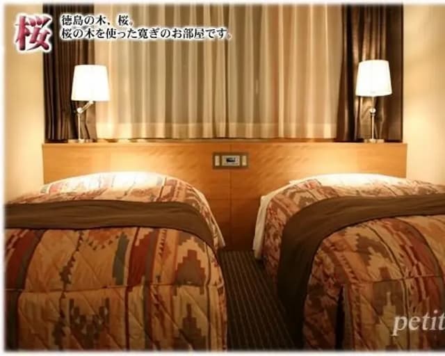 德島陽光飯店｜德島站徒步10分/德島城跡徒步18分/免費德島站接送服務-別館｜小雙床房【不挑房】-1