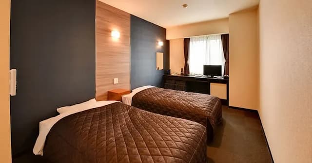 德島陽光飯店｜德島站徒步10分/德島城跡徒步18分/免費德島站接送服務-別館｜小雙床房【不挑房】-1