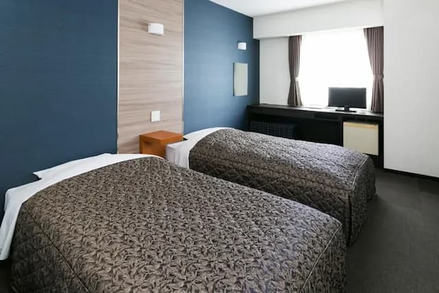 德島陽光飯店｜德島站徒步10分/德島城跡徒步18分/免費德島站接送服務-別館｜小雙床房【不挑房】-2