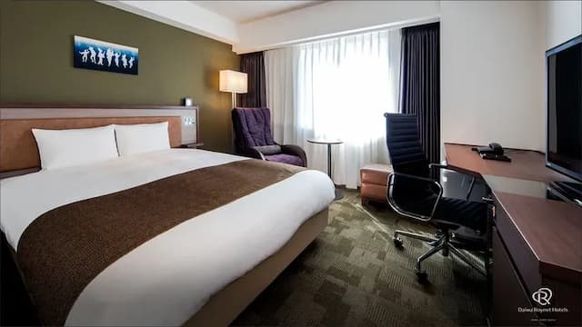 大和ROYNET飯店 德島站前｜德島站徒步1分/阿波舞會館徒步10分-高級房｜附按摩椅【不挑房】-1