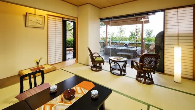 ◆Natural hot spring ◆Rock open-air bath [Japanese-style room]