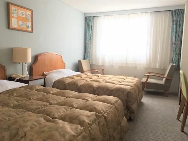 OKido Hotel (Shodoshima)-Main Building Standard Twin Room Smoking-3