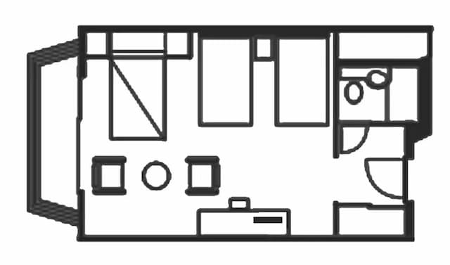 Olivean小豆島 夕陽之丘飯店 | 方便至妖怪美術館1號館-朝日側西式房【不挑房】-4