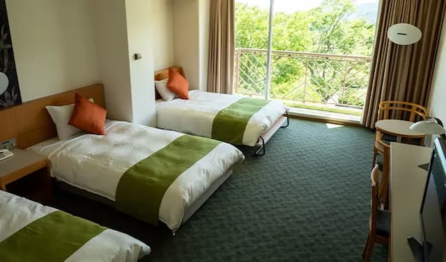 Olivean小豆島 夕陽之丘飯店 | 方便至妖怪美術館1號館-朝日側西式房【不挑房】-2