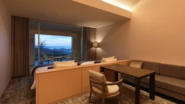 Olivean小豆島 夕陽之丘飯店 | 方便至妖怪美術館1號館-露台房【不挑房】-2