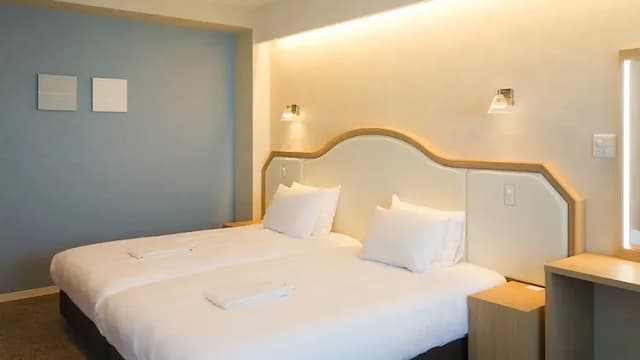 珍珠花園酒店 | JR高松站乘計程車約 8 分鐘-本館 豪華雙床房【不挑房】-1