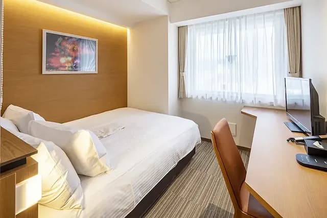 珍珠花園酒店 | JR高松站乘計程車約 8 分鐘-新館 一人用雙人房【不挑房】-2