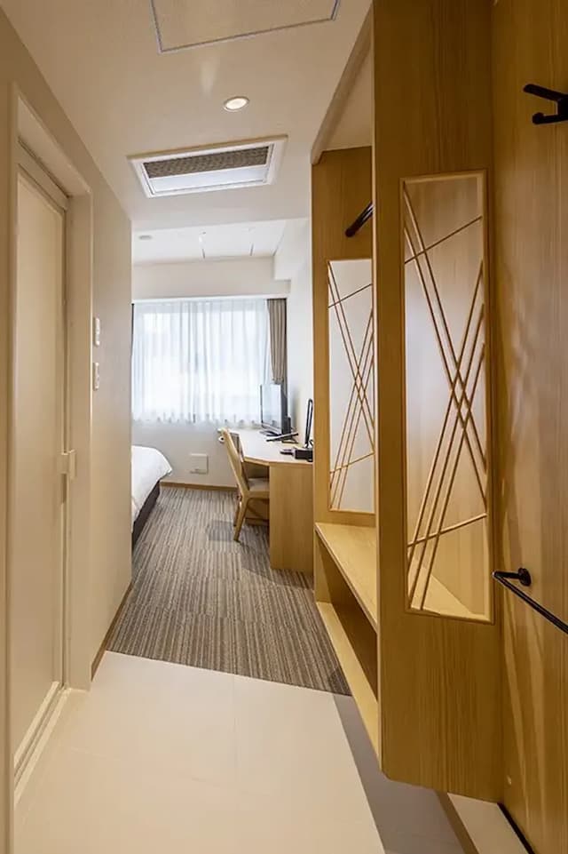 珍珠花園酒店 | JR高松站乘計程車約 8 分鐘-新館 一人用雙人房【不挑房】-4