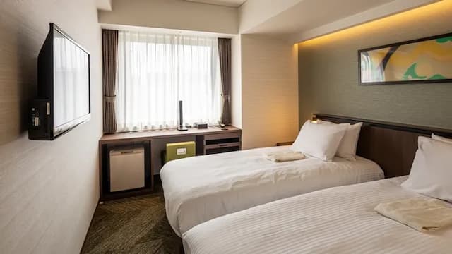 珍珠花園酒店 | JR高松站乘計程車約 8 分鐘-新館 短雙床房【不挑房】-1