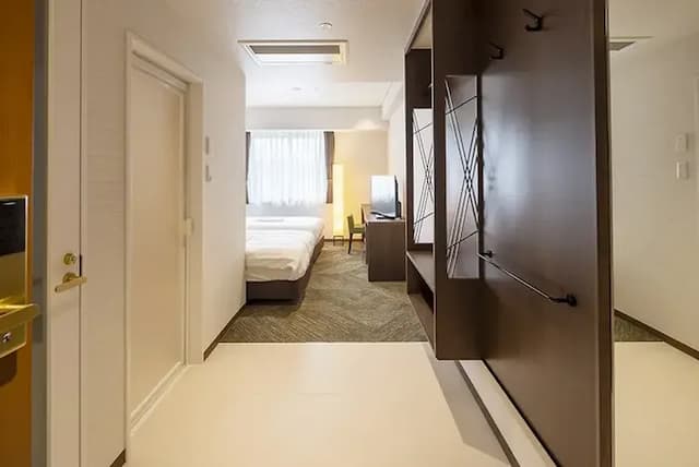 珍珠花園酒店 | JR高松站乘計程車約 8 分鐘-新館 標準雙床房【不挑房】-3