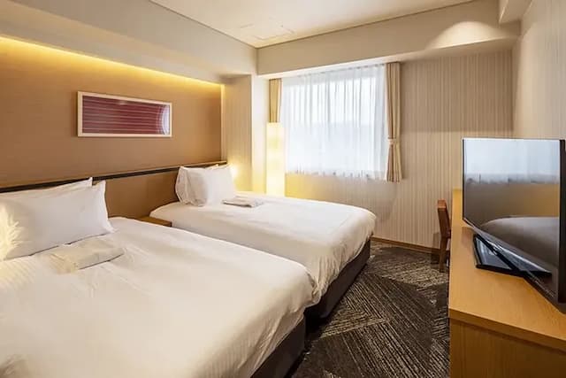 珍珠花園酒店 | JR高松站乘計程車約 8 分鐘-新館 標準雙床房【不挑房】-2