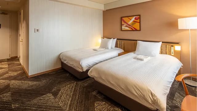 珍珠花園酒店 | JR高松站乘計程車約 8 分鐘-新館 高級雙床房【不挑房】-1