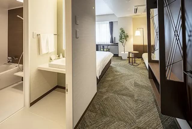 珍珠花園酒店 | JR高松站乘計程車約 8 分鐘-新館 豪華雙床房【不挑房】-4