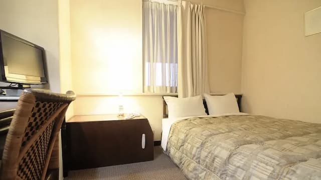 山形七日町華盛頓飯店｜近JR山形站/山形城跡開車6分/諏訪神社步行16分-Budget Double Room-1