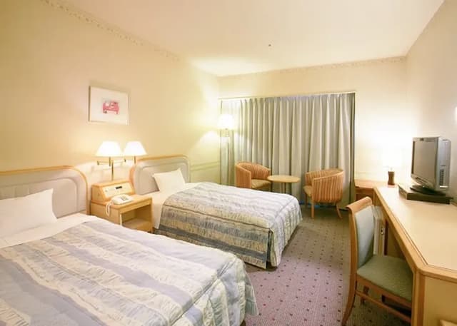 山形七日町華盛頓飯店｜近JR山形站/山形城跡開車6分/諏訪神社步行16分-豪華雙床房【不挑房】-6