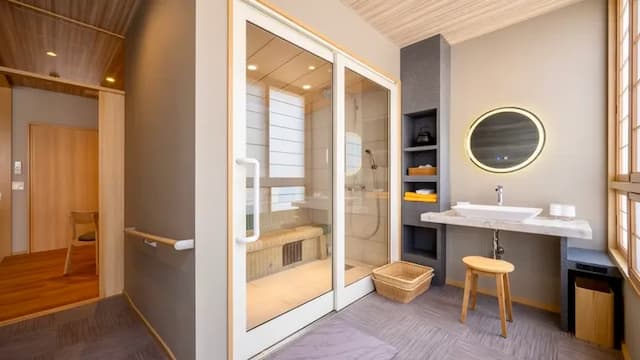 [Barrier-free Suite Twin] With steam sauna/Non-smoking